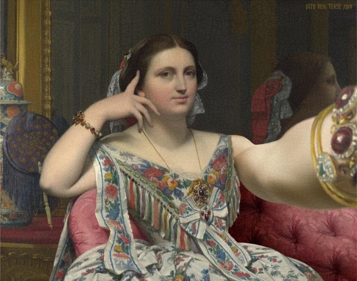 «Мадам Муатесье» — портрет Мари-Клотильде-Инес Муатесье, нарисованный Жаном Огюстом Домиником Энгром в период с 1844 по 1856 год. Автор: Dito Von Tease.