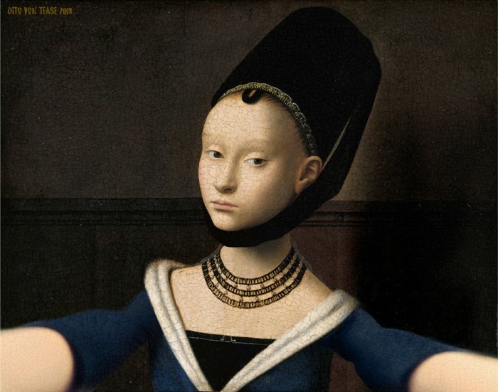 Портрет молодой девушки. Художник: Петруса Кристуса, 1470 год.