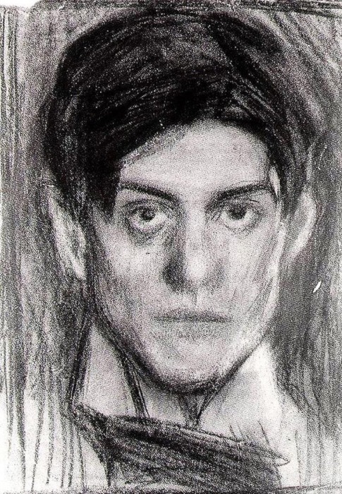 Пабло Пикассо (автопортрет), 1900 год. \ Фото: fdocuments.ec.