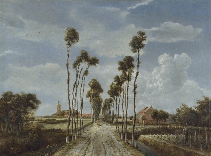 Аллея в Мидделхарнисе, Мейндерт Хоббема, 1681 год.  Фото: google.com.