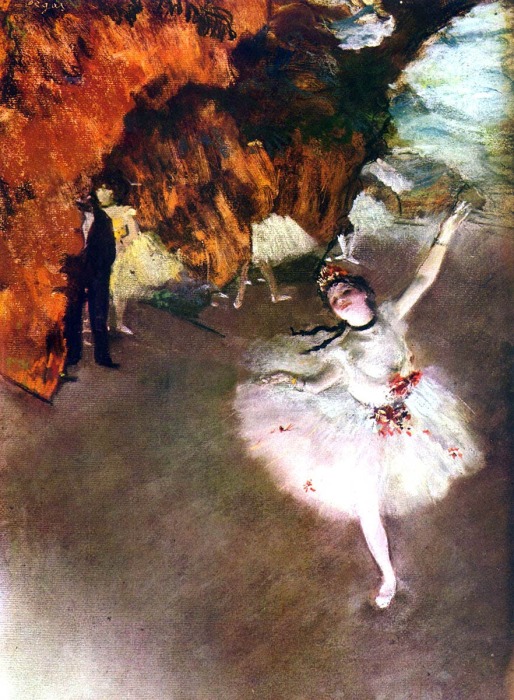 Звезда (или балет), Эдгар Дега, 1876 год. \ Фото: blogspot.com.