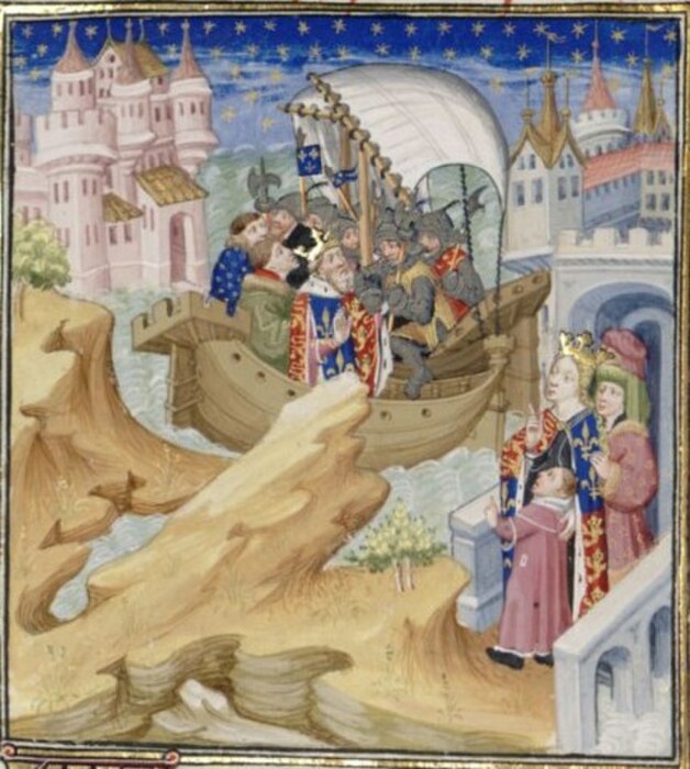 Взятие в плен Эдуарда II, XV век, Национальная библиотека Франции. \ Фото: owlcation.com.