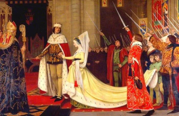Эдуард IV и Елизавета Вудвилл. \ Фото: getreading.co.uk.