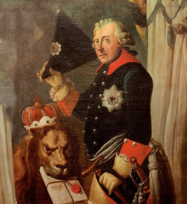 Король Пруссии Фридрих II Великий, Иоганн Генрих Кристиан Франке, XVIII век. \ Фото: archive.4plebs.org.