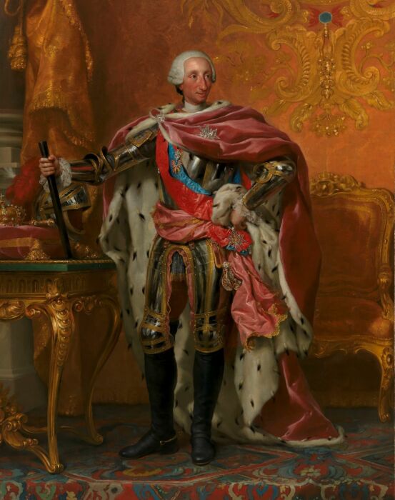 Король Испании Карл III, Антон Рафаэль Менгс, около 1765 года. \ Фото: noticieromadrid.es.