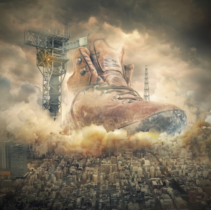 Приключение ботинка. Автор: Even Liu.