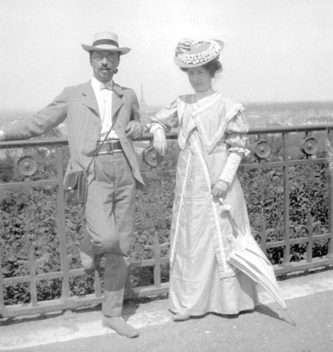 Габриэле и Василий, 1906 год. \ Фото: bing.com.