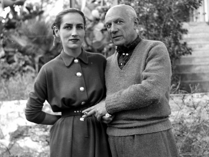 Мари Франсуаза Жило и Пабло Пикассо. \ Фото: npr.org.