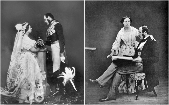 Королева Виктория и принц Альберт. \ Фото: pinterest.com.
