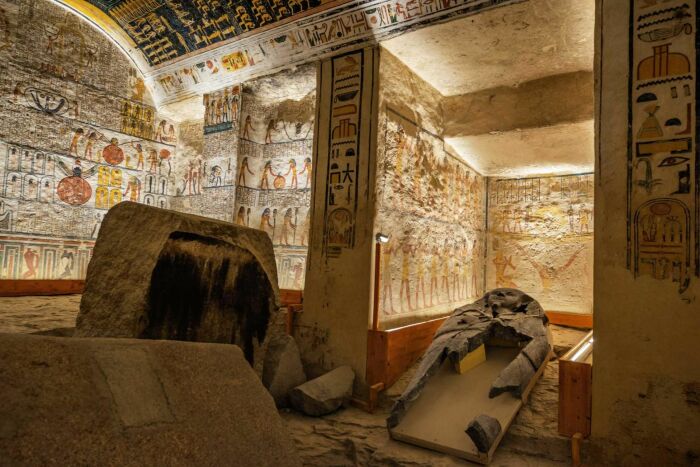 Гробница Рамзеса V и Рамзеса VI в Долине царей близ Луксора. \ Фото: pinterest.com.