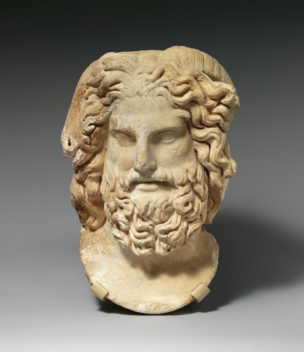 Римская голова Зевса-Амона. \ Фото: metmuseum.org.