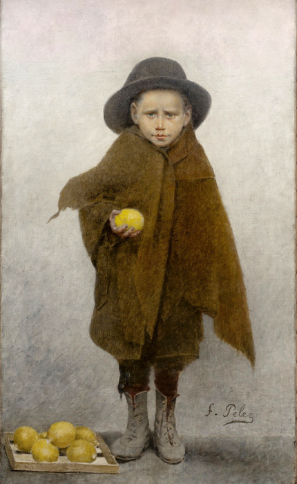 Маленький продавец лимонов, 1895-1897 гг., Музей изящных искусств, Шамбери. Автор: Fernand Pelez.