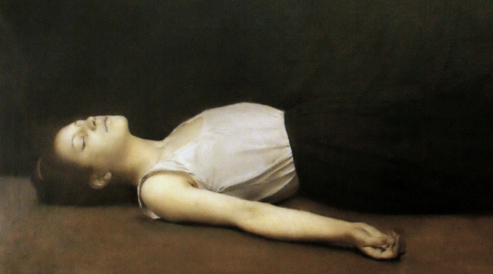 Жертва или Задохнувшаяся, 1886 год (фрагмент), Музей искусства и археологии, Санлис. Автор: Fernand Pelez.