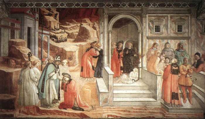 Диспут в синагоге Филиппо Липпи, 1452 год. \ Фото: aboutartonline.com.
