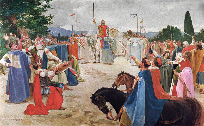 Коронация короля Томислава, Отон Ивекович. \ Фото: akademija-art.hr.