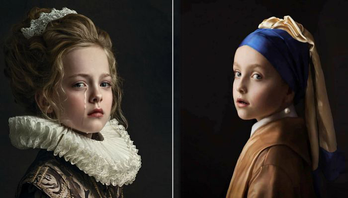Невероятные фотопортреты в стиле старинных мастеров. Автор: Gemmy Woud-Binnendijk.