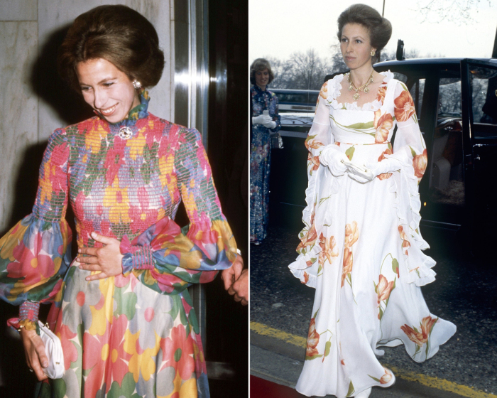 Слева: Принцесса Анна, август 1973 год. \ Справа: Принцесса Анна, 1978 год. \ Фото: google.com.