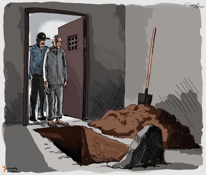 Политические заключённые. Автор: Gunduz Agayev.