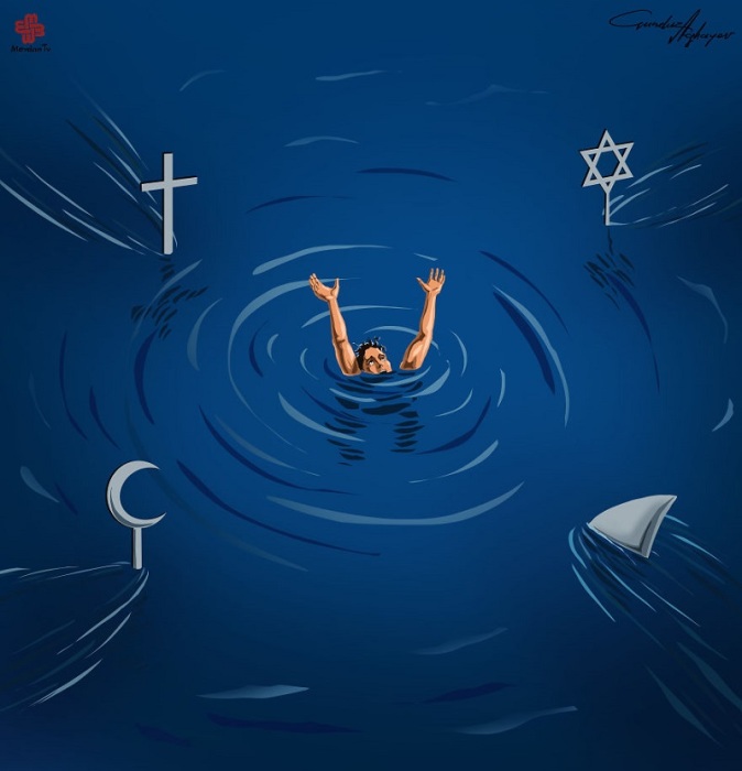 Религия и нынешний мир. Автор: Gunduz Agayev.