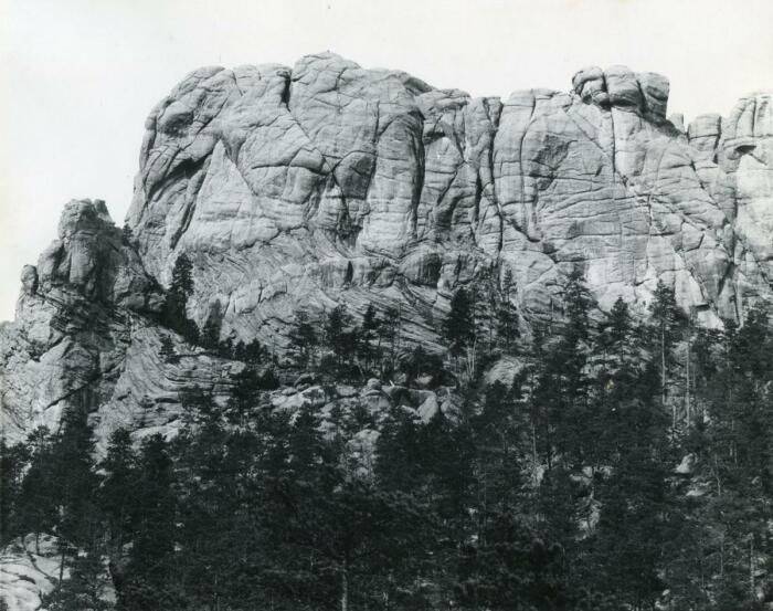Гора Рашмор, 1905 год. \ Фото: reddit.com.