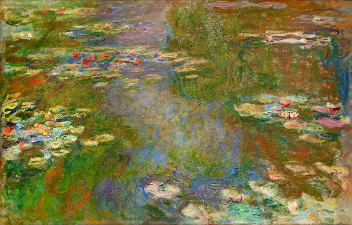 Пруд с водяными лилиями, Клод Моне, 1918 год. \ Фото: artchive.ru.