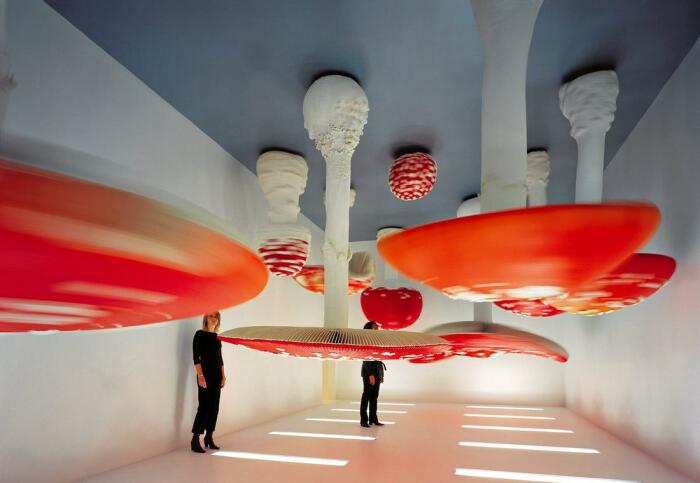 Карстен Хеллер: Комната с перевёрнутыми грибами, 2000 год.  Фото: sn.dk.