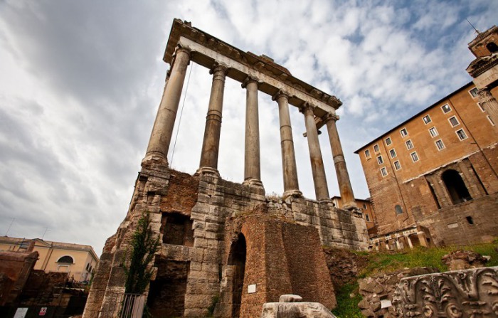 Развалины римского форума.