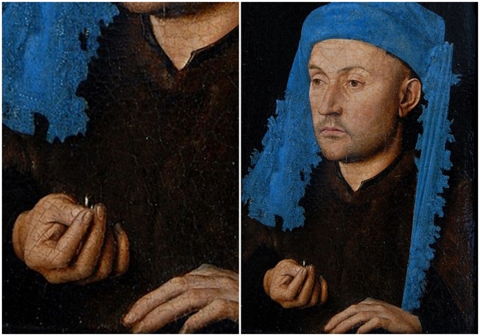 Мужчина в голубом шапероне, Ян ван Эйк.