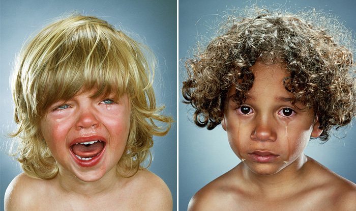 Эмоциональные дети. Автор фото: Jill Greenberg.
