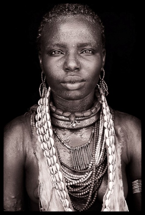 Женщина из племени, обитающего в долине Омо. Автор: John Kenny.