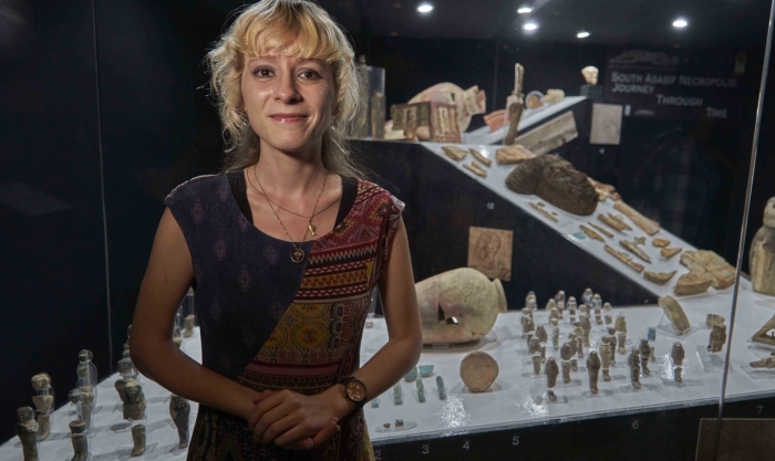 Кэтрин Блейкни - американский режиссёр, организовавшая показ экспонатов в Луксорском музее.