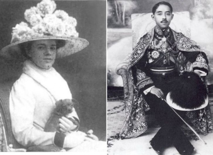Слева: Катя Десницка. \ Справа: Принц Чакрабон - будущий супруг Екатерины. \ Фото: en.inform.kz.