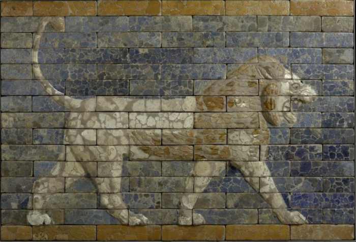 Мозаика Вавилонского льва, 6 век до н. э. \ Фото: google.com.ua.
