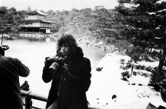 Лидер группы «Aerosmith» Стивен Тайлер в Киото, 1977 год. Автор: Koh Hasebe.