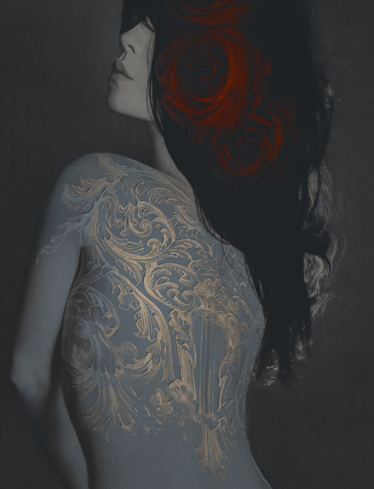 Татуировки на теле.  Автор работ: фото-иллюстратор Лесли Энн О'Делл (Leslie Ann O’Dell).