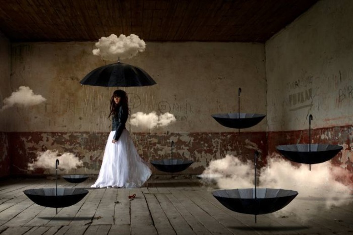 Волшебные зонтики. Автор работ: фотохудожник Лейла Эмектар (Leyla Emektar).