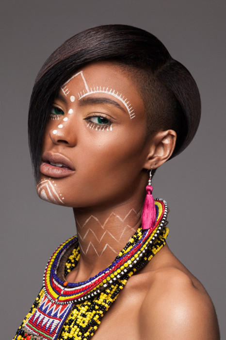 Креативные африканские причёски. Автор: Lisa Farrall.