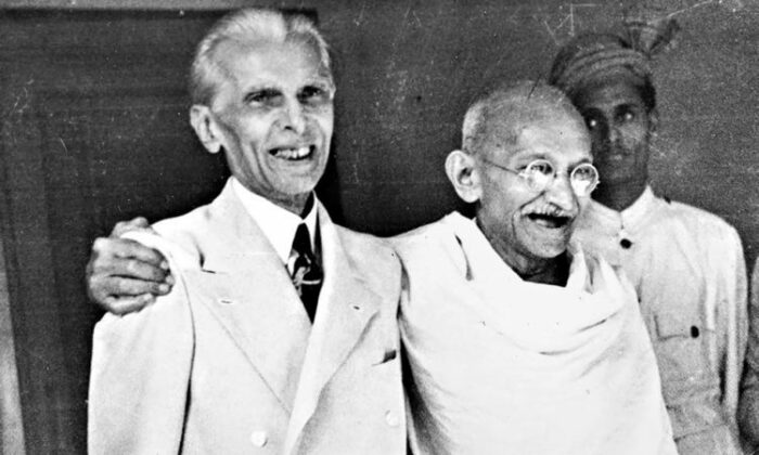 Ганди с Мухаммедом Али Джинной в 1944 году. \ Фото: binj.in.