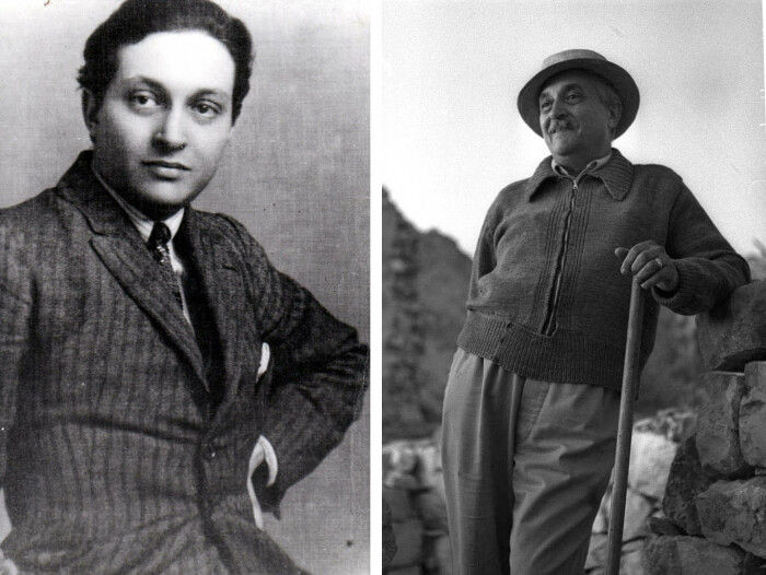 Слева направо: Марсель Янко во время своего пребывания в Цюрихе, 1916 год. \ Марсель Янко в середине 1950-х годов. \ Фото: google.com.
