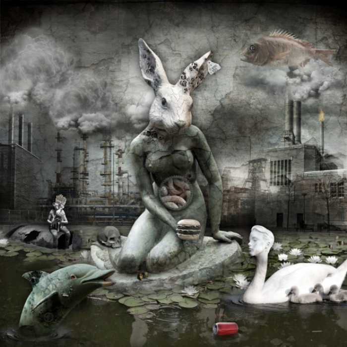 Загрязнение окружающей среды. Мрачный сюрреализм в работах польского художника Марцина Овчарек (Marcin Owczarek).