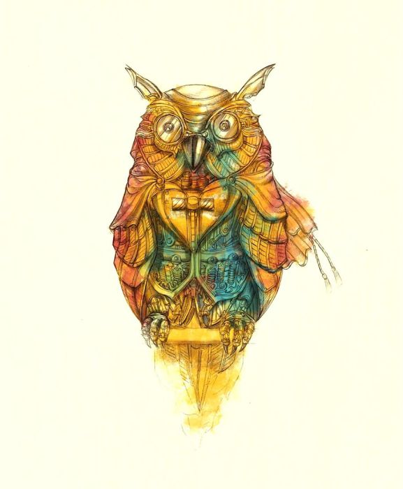 Dapper Owl. (Сова). Автор рисунка: Marcomatic.