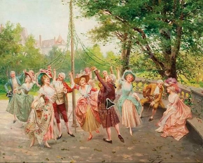 Танцы в парке. Автор: Mariano Alonso Perez.