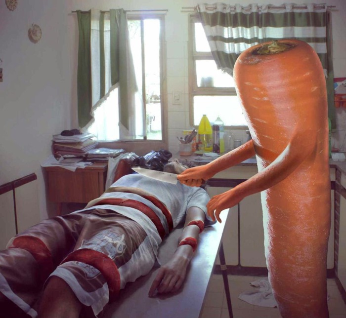 Морковный Мститель.  Автор: Martin De Pasquale.