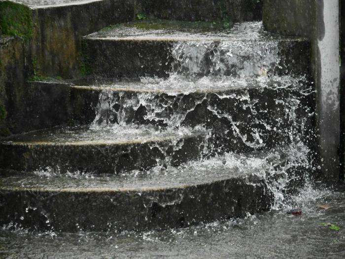 Потоки дождевой воды. Мегхалая, Индия.
