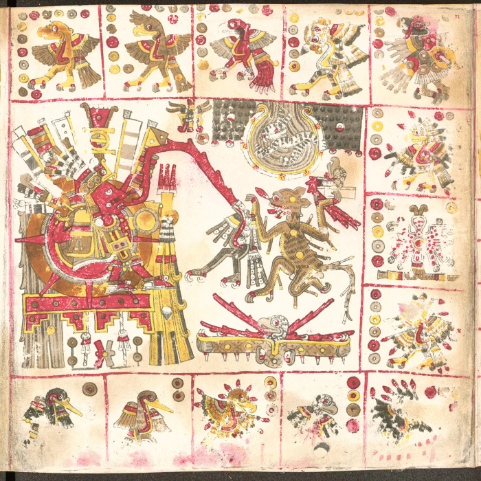 Кодекс Борджиа — мезоамериканский религиозный и пророческий манускрипт. \ Фото: deacademic.com.