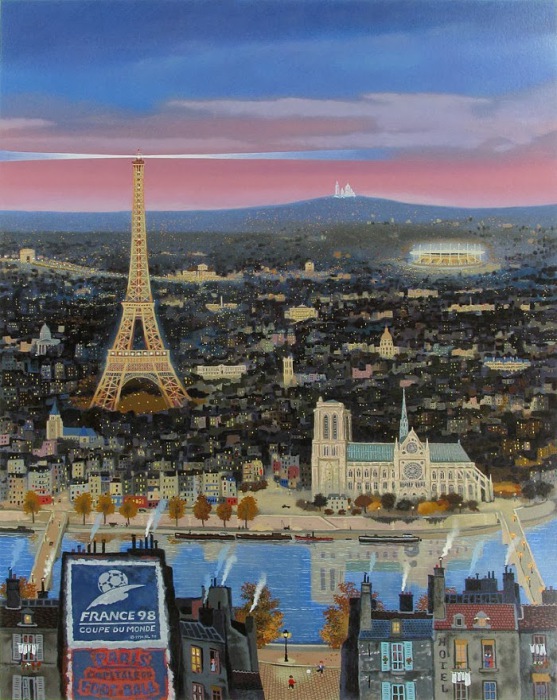 Эйфелева башня. Автор: Michel Delacroix.