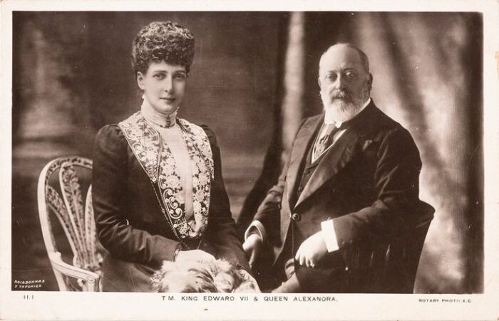 Алиса Кеппел и король Эдуард VII. \ Фото: i.pinimg.com.