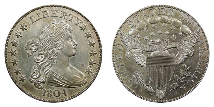 Серебряный доллар, 1830 год. \ Фото: usacoinbook.com.