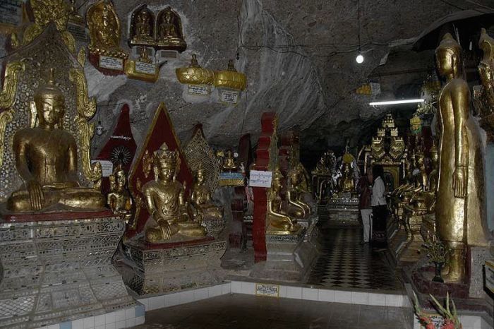 Пещерный буддистский храм Шве У Мин. | Фото: webshus.ru.