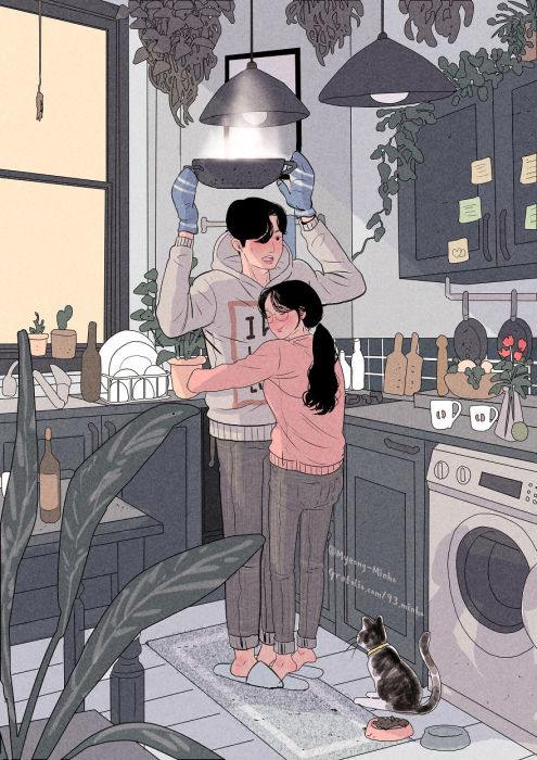 Находить счастье вместе. Автор: Myeong-Minho.
